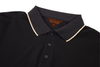 black classic polo t-shirt