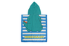kids hooded beach towel – dinosaur world