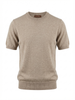 Cashmere Round Neck Short Sleeve Cream