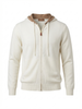 Cashmere Cardigan With Hoodie CREAM/INSIDE BEIGE