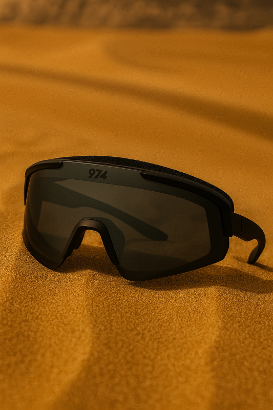 full-view protective sport goggles gray