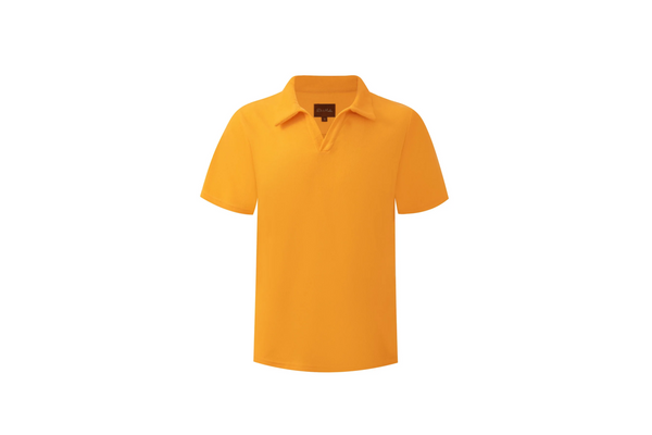   towel polo shirt orange