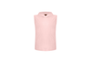 pink sleeveless towel hoodie