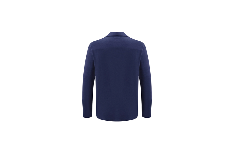 navy howell long-sleeve shirt