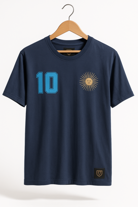 el sol 10 blue - football town t-shirt