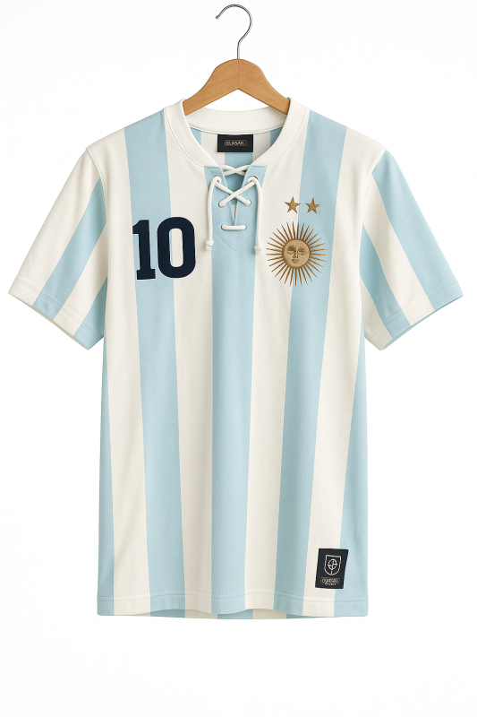 retro with laces el sol - football town t-shirt
