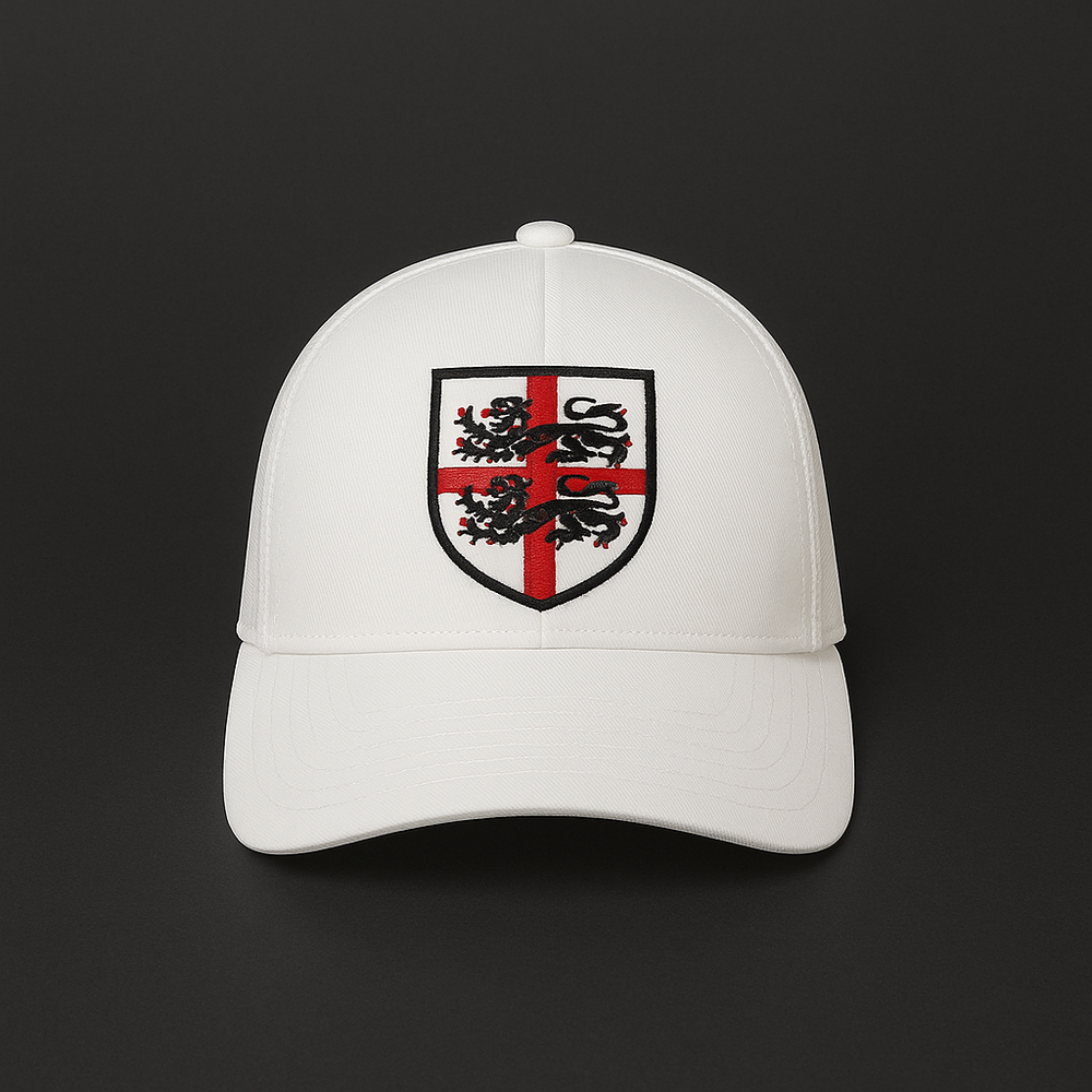 the lion's cross white trucker – men’s cap | comfortable & stylish