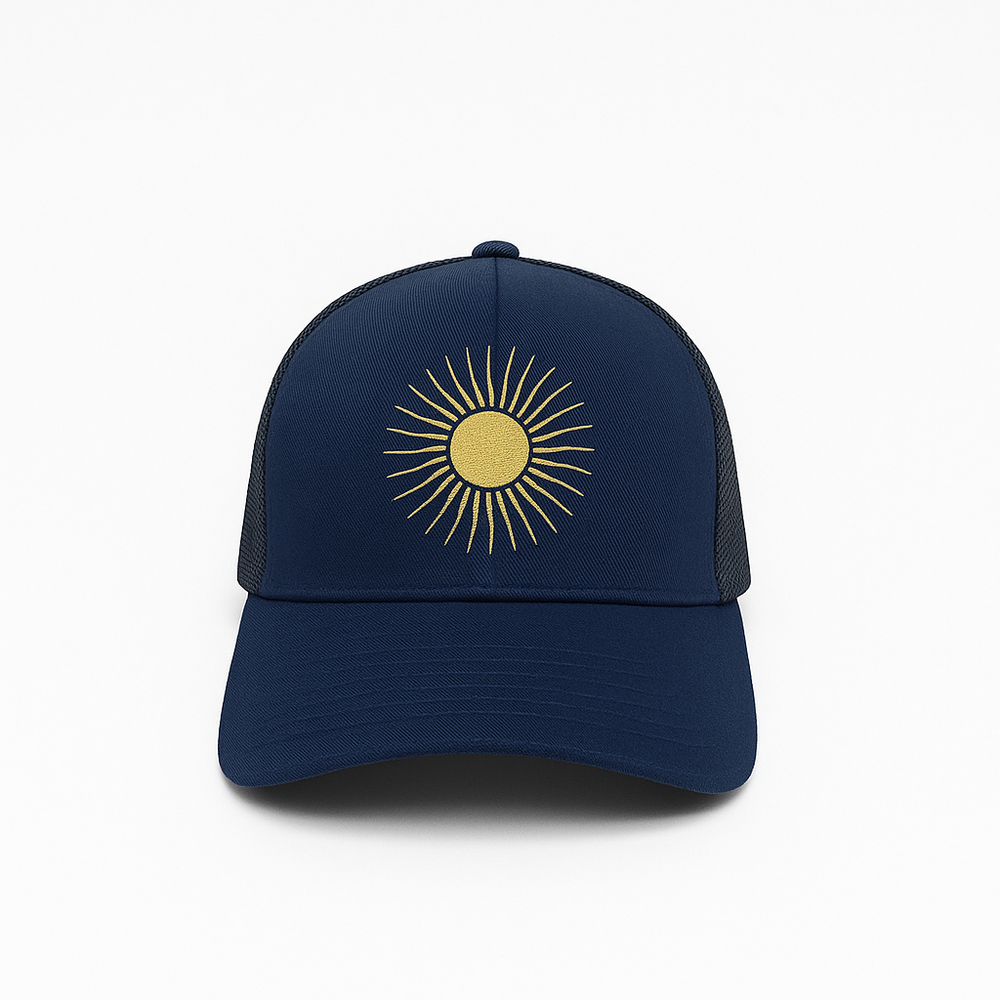 el sol blue trucker – men’s cap | comfortable & stylish