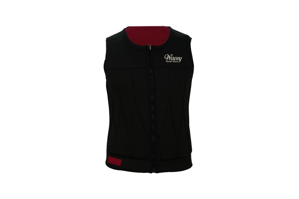 Reversible Jet Ski Life Vest Jacket- Red & Black