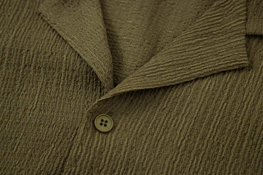 textured t-shirt olive