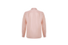 pink linen long-sleeve shirt