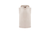 sleeveless towel hoodie – beige