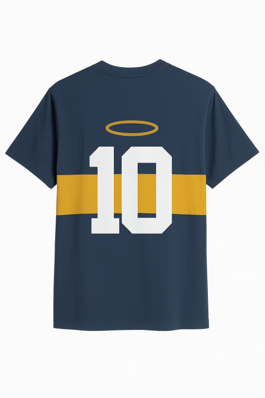 Tribute D10S Azul y Oro - Football Town T-Shirt