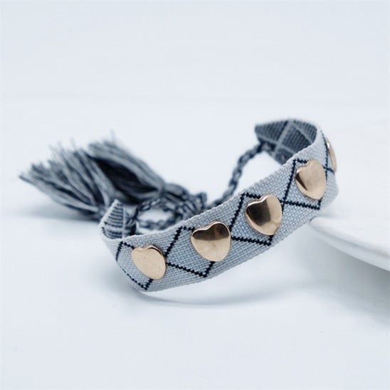 Embroidered Message Bracelet Collection