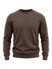 W25 Wool Circle Neck Long Sleeve BROWN