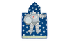 kids hooded beach towel – space man
