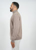 Cashmere Pullover Zipper Camel
