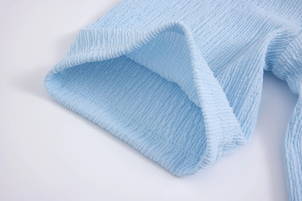 textured t-shirt babyblue