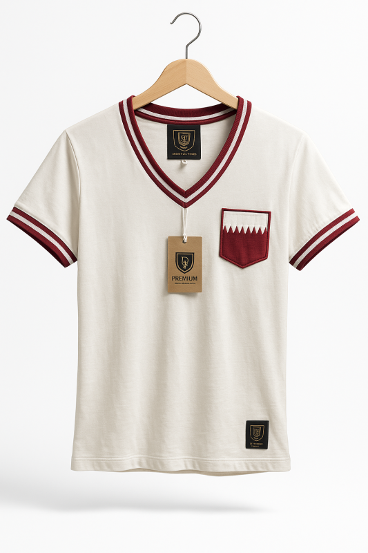 qatar women white - football town t-shirt