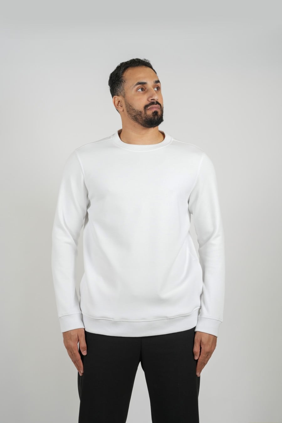 Plain White Sweater