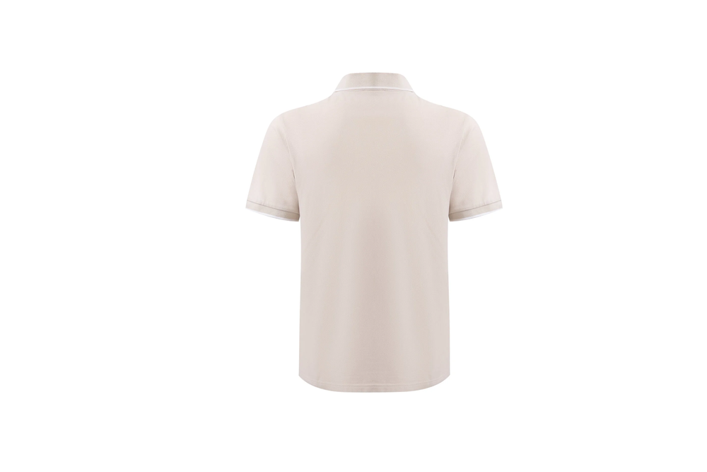 beige classic polo t-shirt