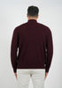 Cashmere Pullover Zipper Maroon