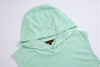 sleeveless towel hoodie – mint green