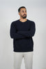 Wool Pullover Circle Neck - Black
