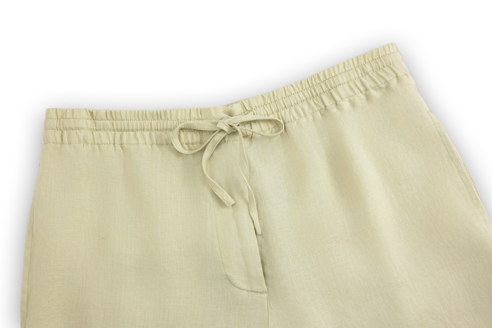 mintgreen linen short