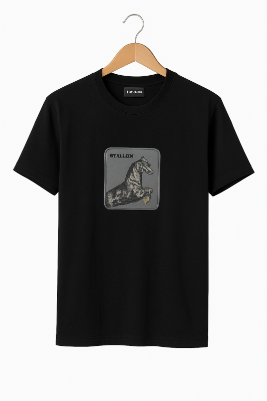 stallion graphic t-shirt