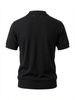 Wool Polo Thin With Button Short Sleeve