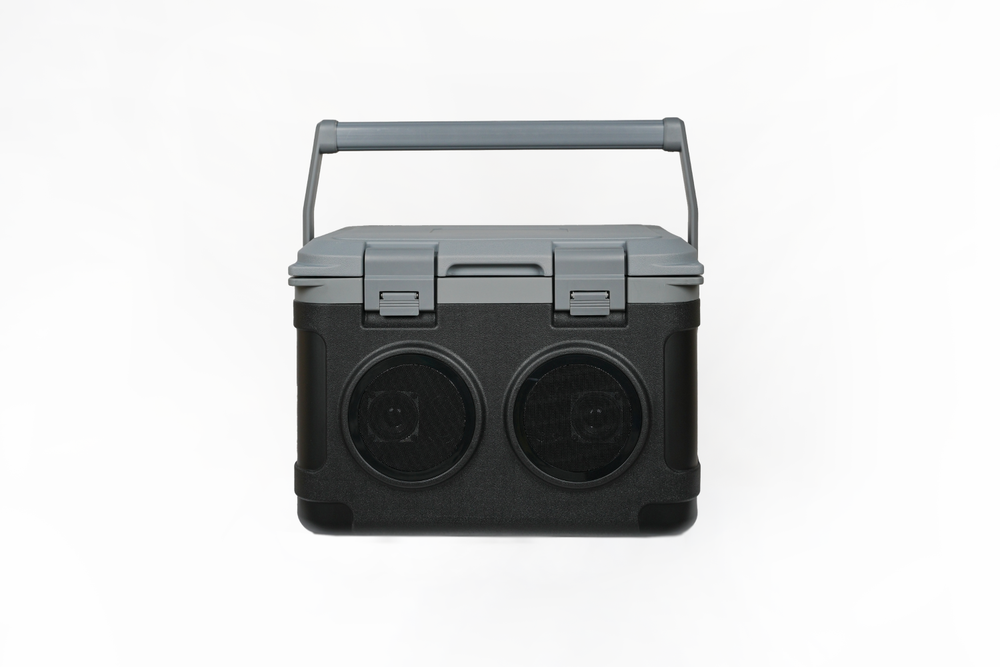 21L Camp Cooler with Bluetooth Speaker – 48-Hour Ice Retention – Portable for Camping, Beach & BBQ