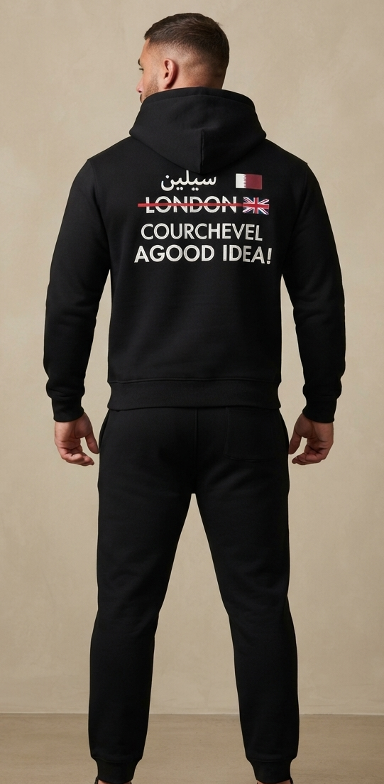 Sealine "Good Idea" Graphic Oversized Set – Midnight Black