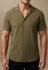 textured t-shirt olive