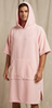 pink hooded towel– short sleeve free size