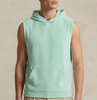 sleeveless towel hoodie – mint green