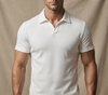 towel polo shirt white