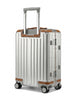 MALA 20" Aluminium Luggage Case with Front Laptop Pocket & USB Port
