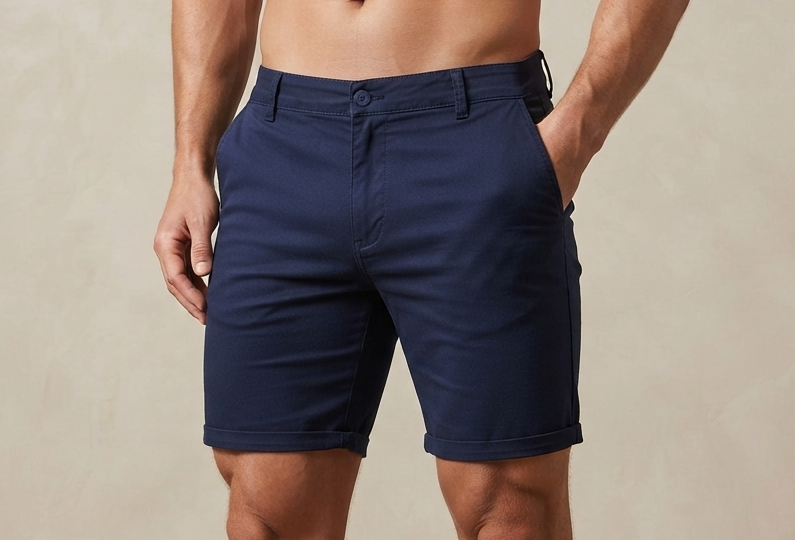 classic chino short navy