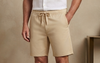 beige linen short