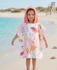kids hooded beach towel – the flamingo