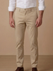 Men’s beige Tailored Cotton Trousers – Relaxed Fit