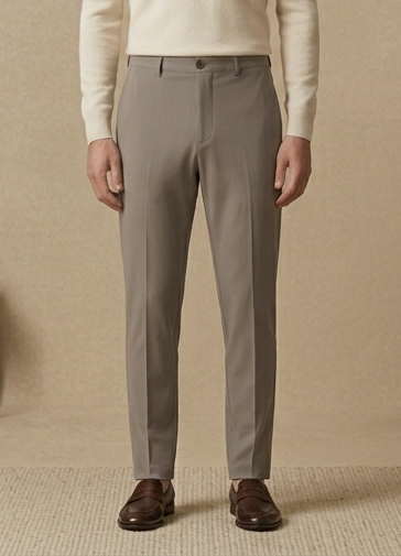 classic chino pants grey