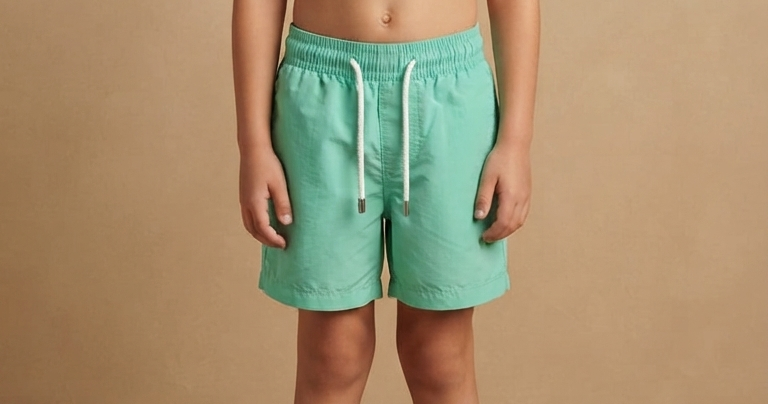 Kids Swimming Shorts PLAIN BLUE JELLY
