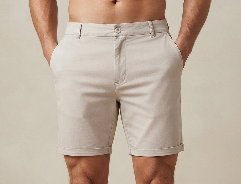 classic chino short lightgrey