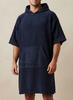 towel hoodie free size – blue