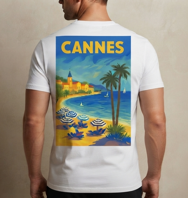 t-shirt cannes print
