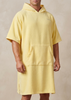 yellow hooded towel– short sleeve free size