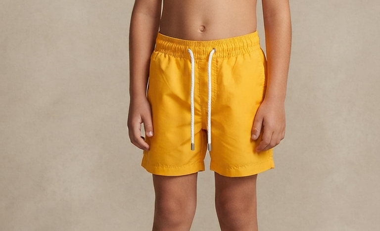 Kids Swimming Shorts PLAIN ORANGE