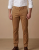 Men’s camel Tailored Cotton Trousers – Relaxed Fit